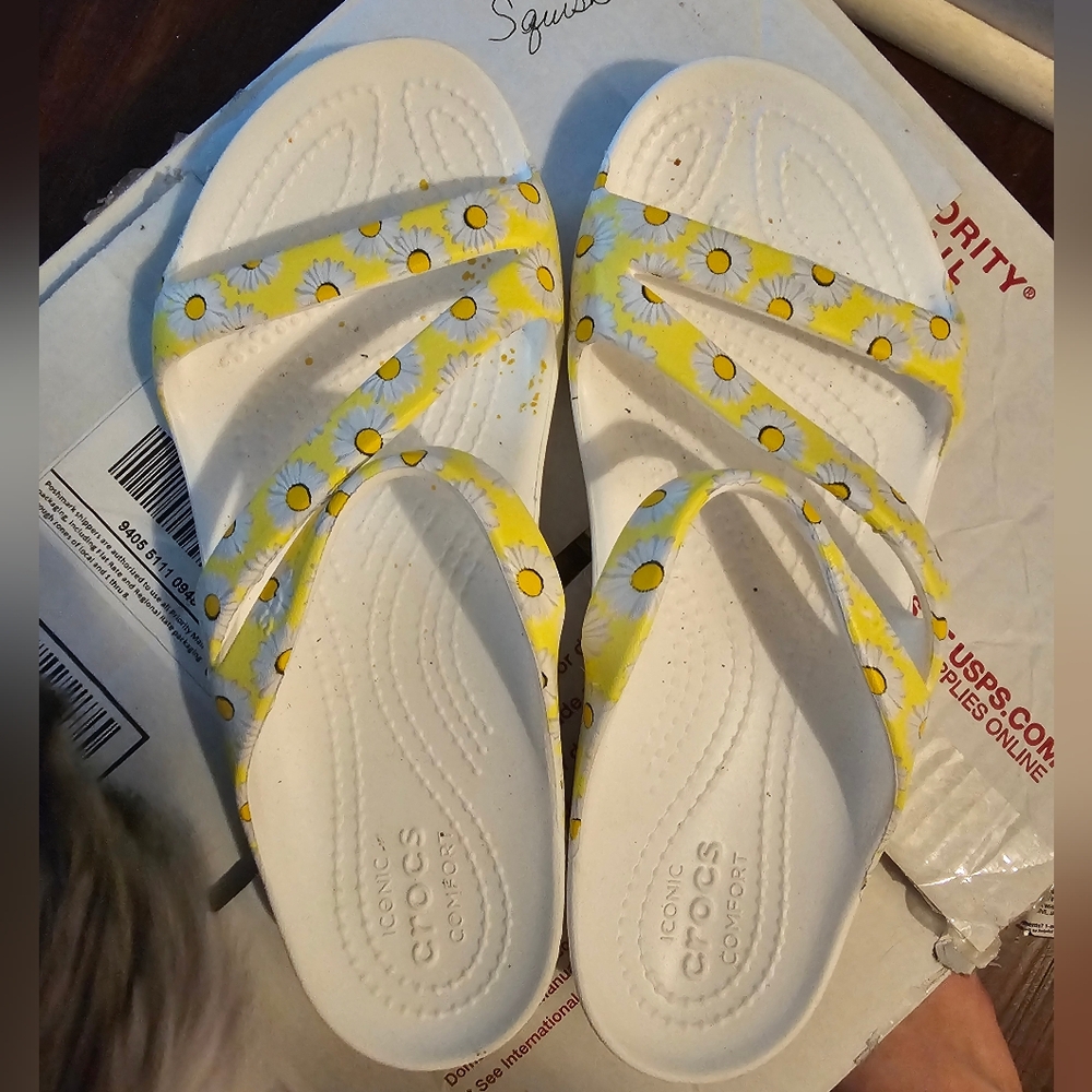 🙃 Crock Daisy Cute Slip On